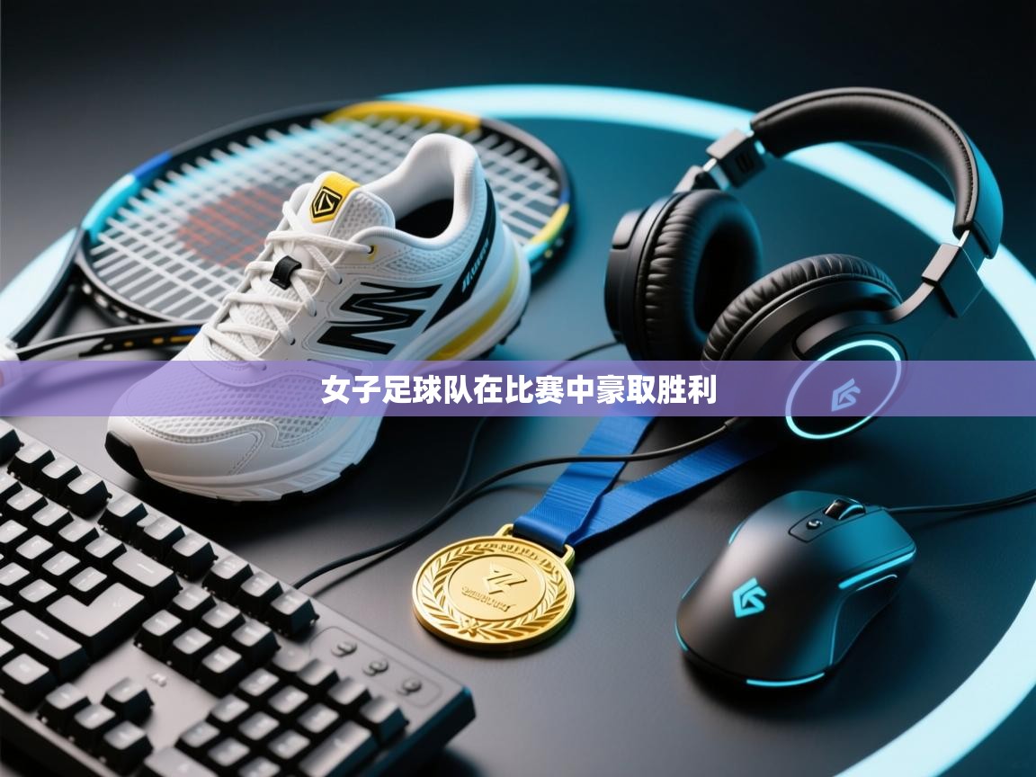 女子足球队在比赛中豪取胜利  第2张